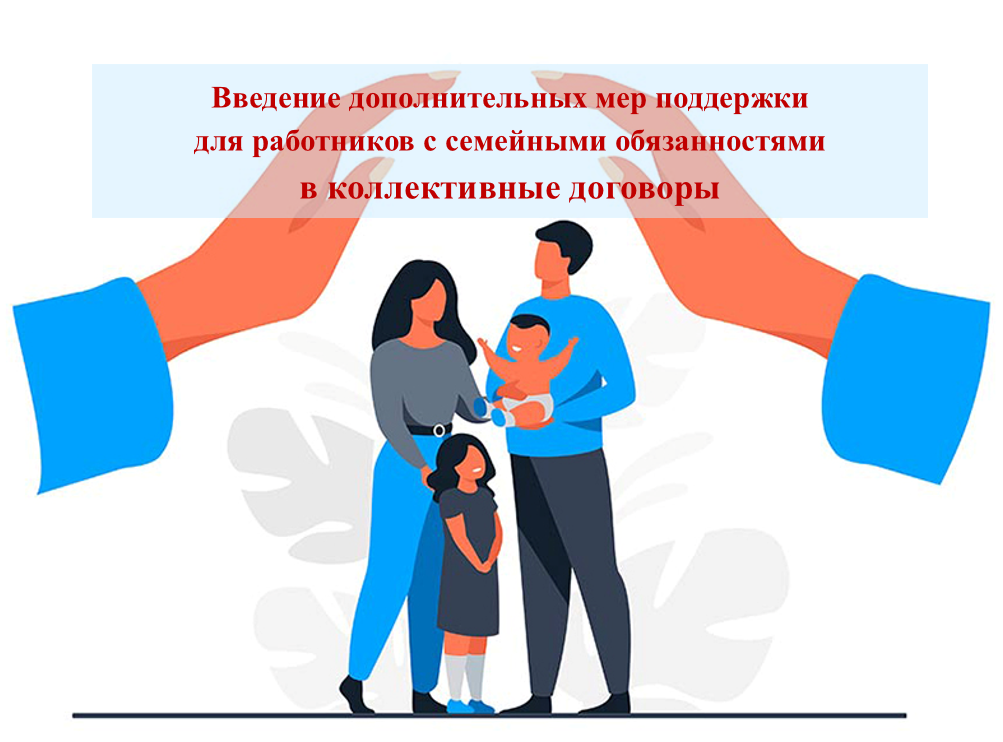 Введение дополнительных мер поддержки для лиц с семейными обязанностями в коллективные договоры